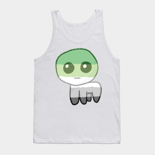 TBH Autism Creature Aromantic Pride Flag Tank Top